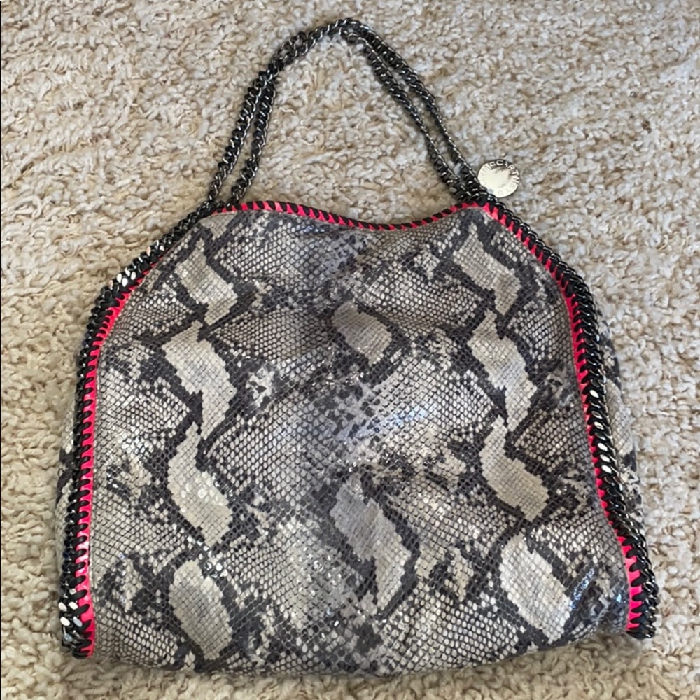 Stella McCartney Reptile Print Falabella Bag